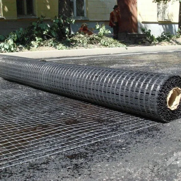 30kn 40kn 50kn PP hdpe  Fiberglass pp geogrid biaxial warp knitted geogrids in road strengthening retaining wall biaxial geogrid