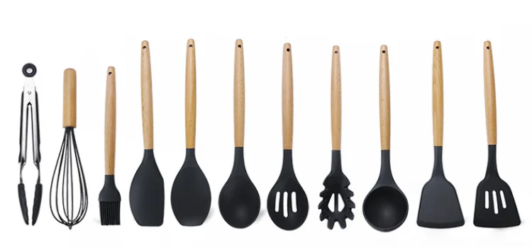 Amazon 13pcs Silicone Kitchen Utensils Holder 11pcs Kitchen Utensils