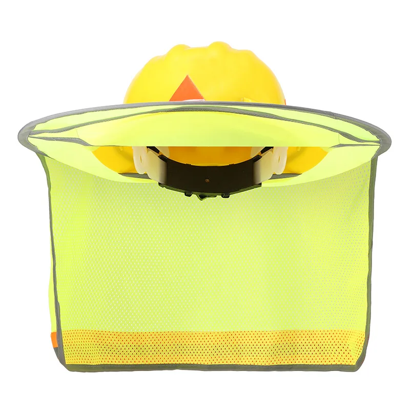 Stock in available  High Visibility Sun Neck Shield Full Brim Mesh Sun Shade Neck Protection  Sun Shade  Hard Hat