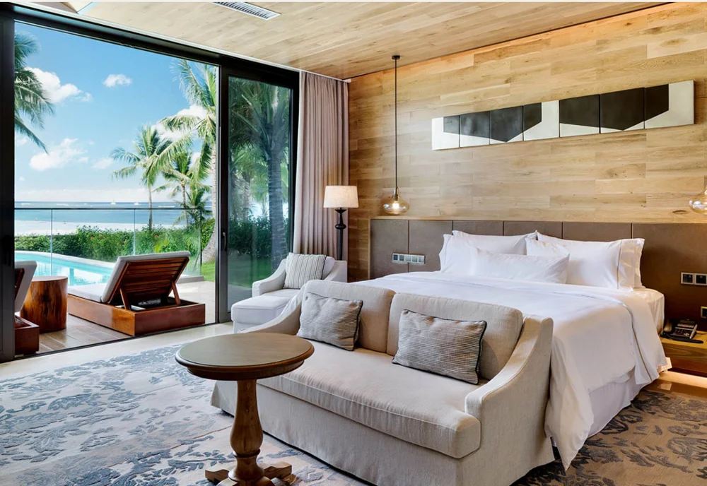 Southeast Asian design Modern Apartment Wooden Bedroom Furniture (EMT-1912)