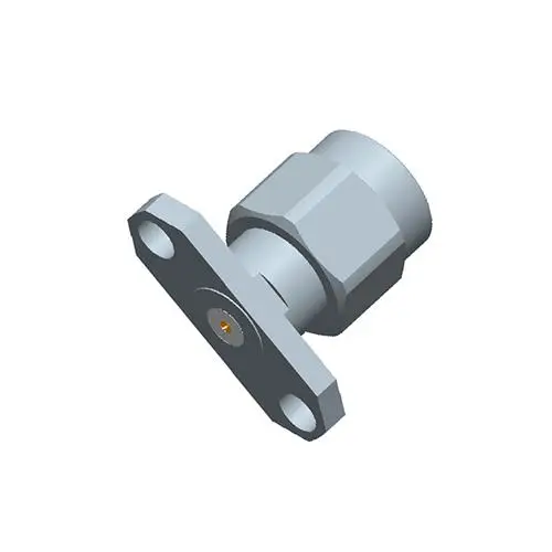 
SMA Male Field Replaceable Connector 2-Hole Flange,12.2mm Hole Spacing, DC-26.5GHz 
