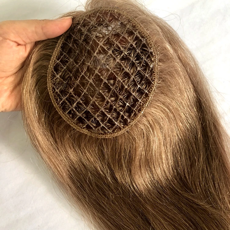 Hot Sale Brazilian Virgin Hair Topper Human Hair Topper For Women Fish Net Women Topper Human Hair Toupee