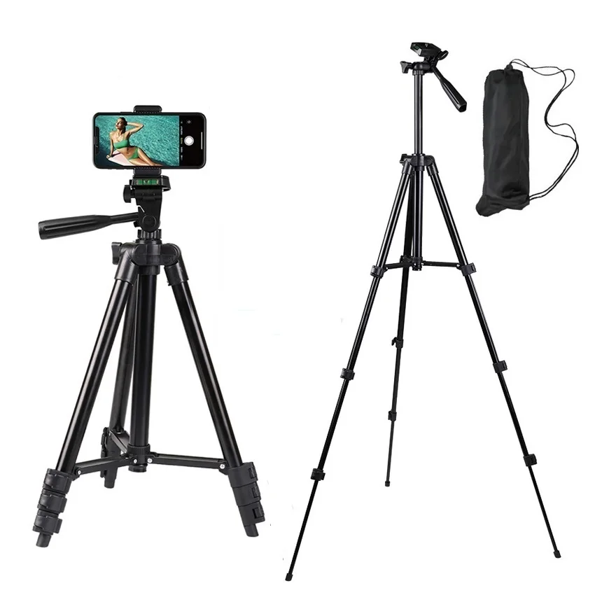 Newest WT 3120 Universal Tripod Video Live Folding Telescopic Tripod sturdy Desktop for Phone Selfie Photography Camera Bracket