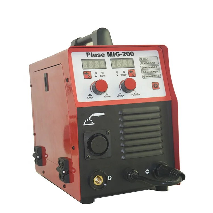 MIG/MAG/MMA 3 in 1 CO2 gas gasless pulse mig aluminium welding machine
