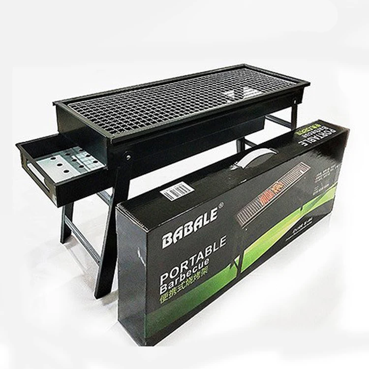 wholesale Outdoor barbecue Easily Assembled Portable Portable Camping BBQ Barbecue Grill set