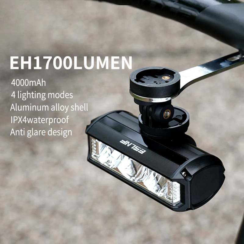 EOS610S USB Rechargeable Bike LED Front Light Mtb Bicycle Handlebar 1000 Lumen Headlight Aluminum Alloy Waterproof Highlight