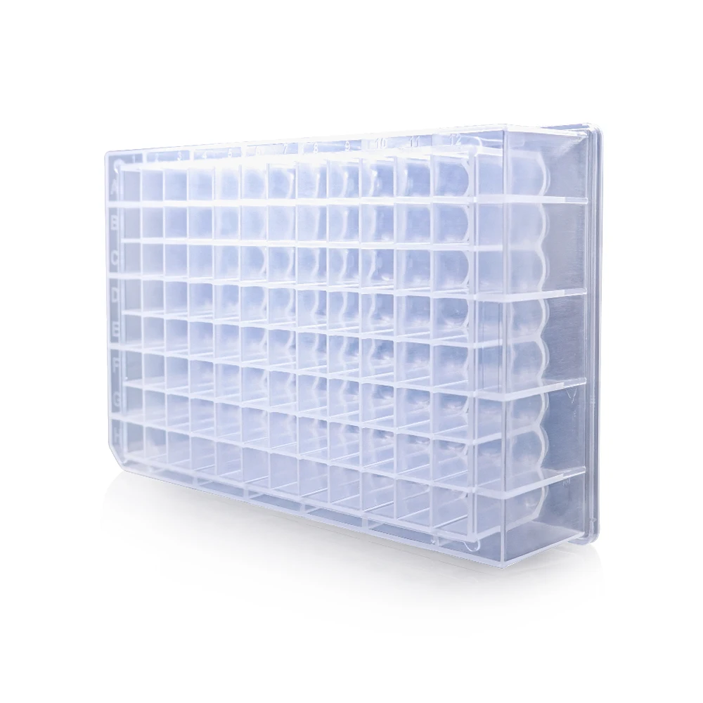 laboratory use 2.2ml polypropylene nonsterile 96 square deep well plate for extraction DNA