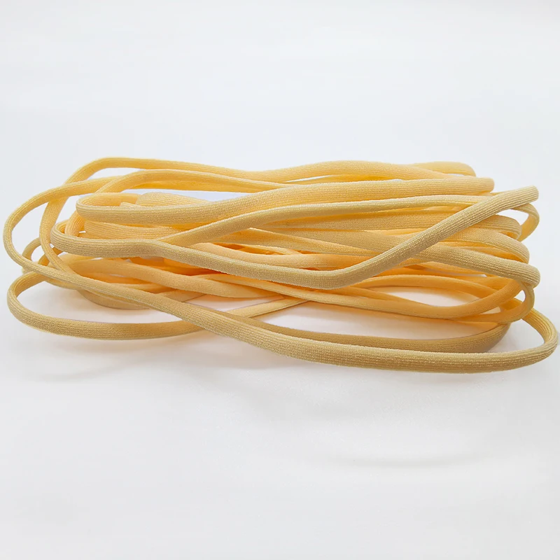 Ear Elastic Polyester Ear loop 3.5 mm Color Customized Flat Rope Tape High Quality White and Black Available