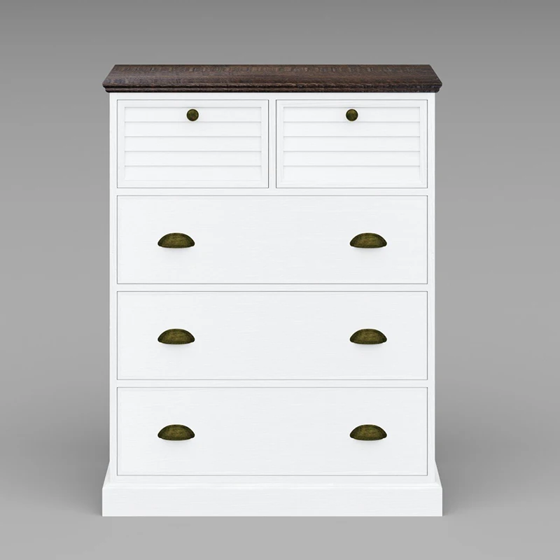 Aries Chest 5 Drawers Bedroom Modern Furniture Solid