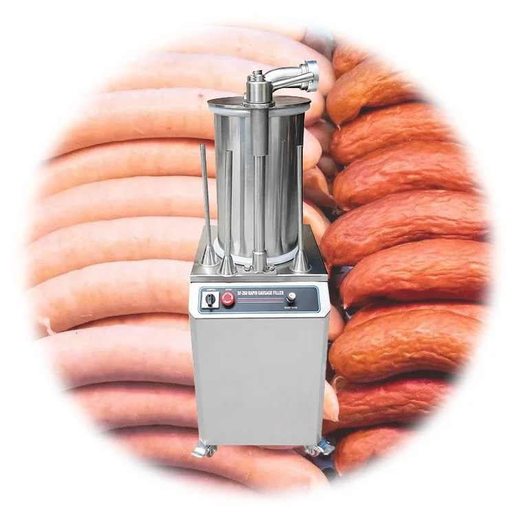 High Performance Fast Sausage Filler Stuffer For Boerewors Frankfurters Salami