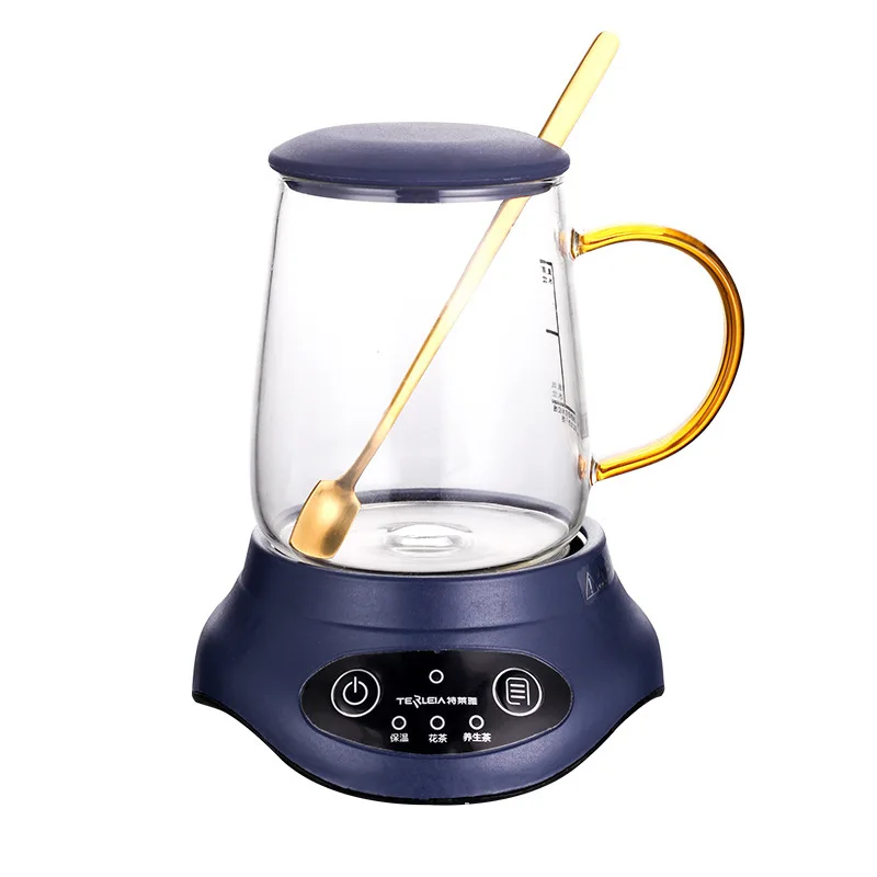 A040 Health Cup Office Small Tea Boiler Home Mini Glass Boiling Teapot for One Person