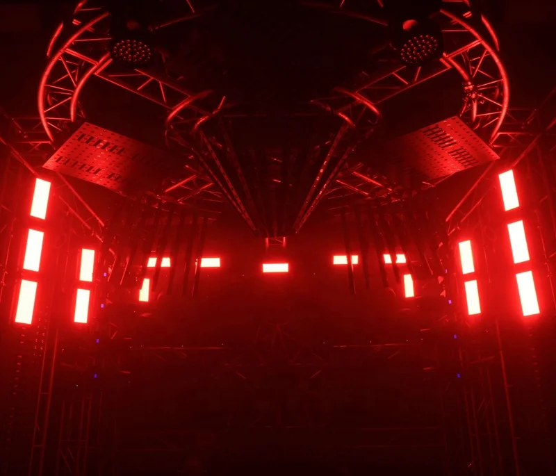 Professional DMX RGB LED Stage Strobe Light