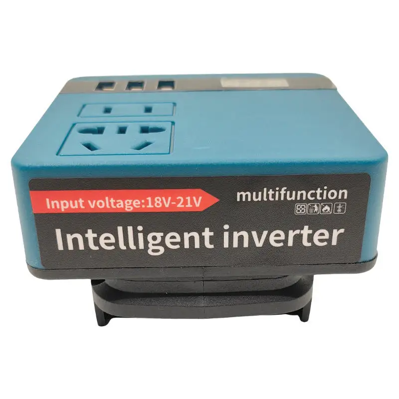 Portable Rechargeable Lithium Battery Inverter DC-AV Converter Power Tools for Outdoor Operation