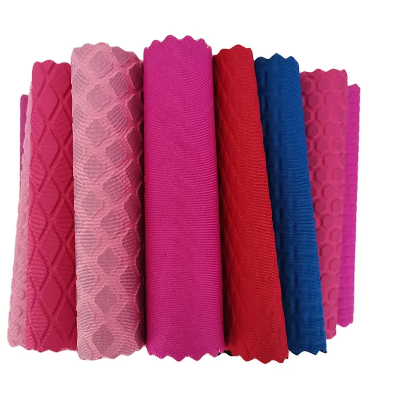 Factory Fabric Neoprene Rubber Sheet Print Raw Material 3mm 5mm Embossed Neoprene Rubber Fabric For Sewing