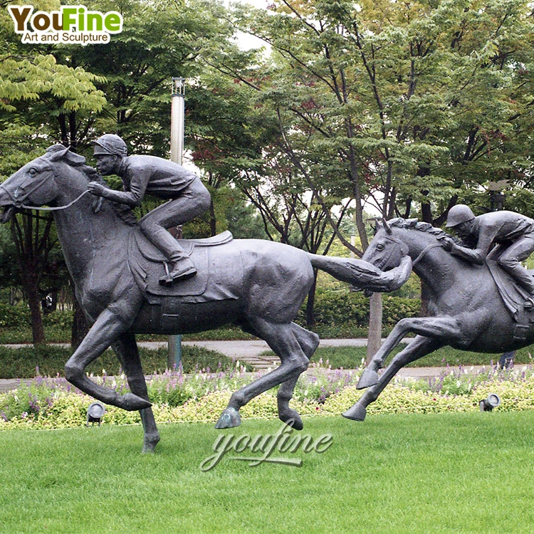 На открытом воздухе в натуральную величину бронзовая статуя лошади крылья скульптура для продажи