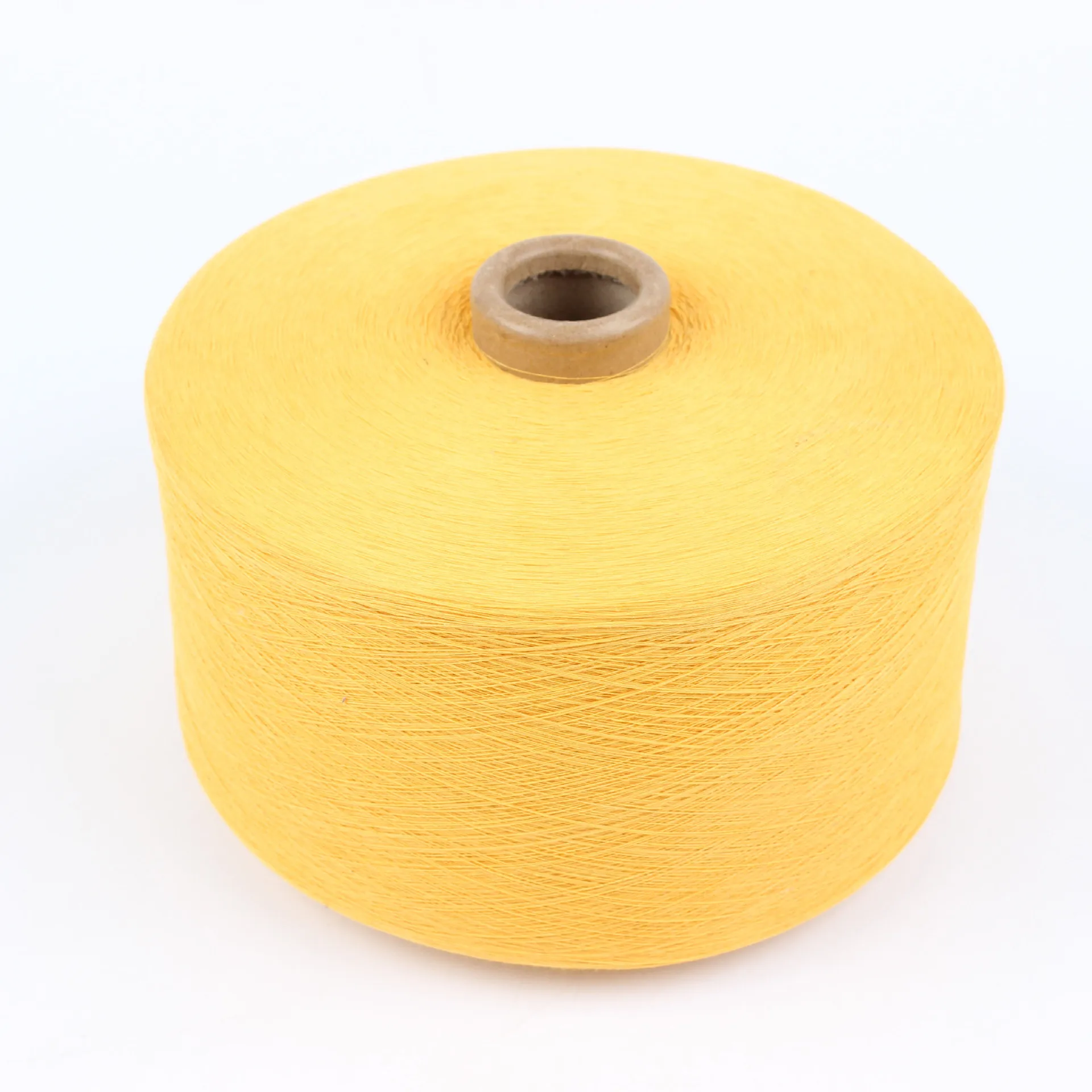 Recycled Polyester Yarn Ne22s/1 Recycled Open End Dyed Cotton Polyester Blended Sock Yarn