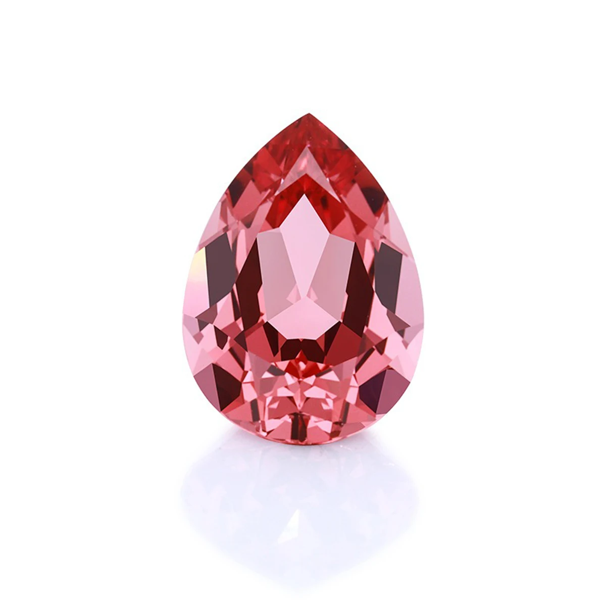 High Quality Pear Cut Papalacha Lab Grown Sapphire Red Papalacha For Making Jewelry Loose Papalacha Gemstones