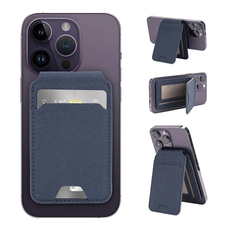 Leather Magsafe Card Holder Wallet with Strong Magnet for iPhone 14/14 Plus/14 Pro/14 Pro Max and 13/12 Series