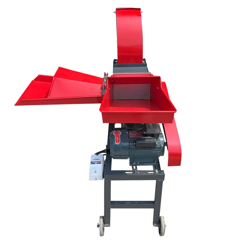 Agricultural Machinery Cattle Goat Grass Cutting Straw Silage Chaff Cutter Animal Feed Making Machine For Farms