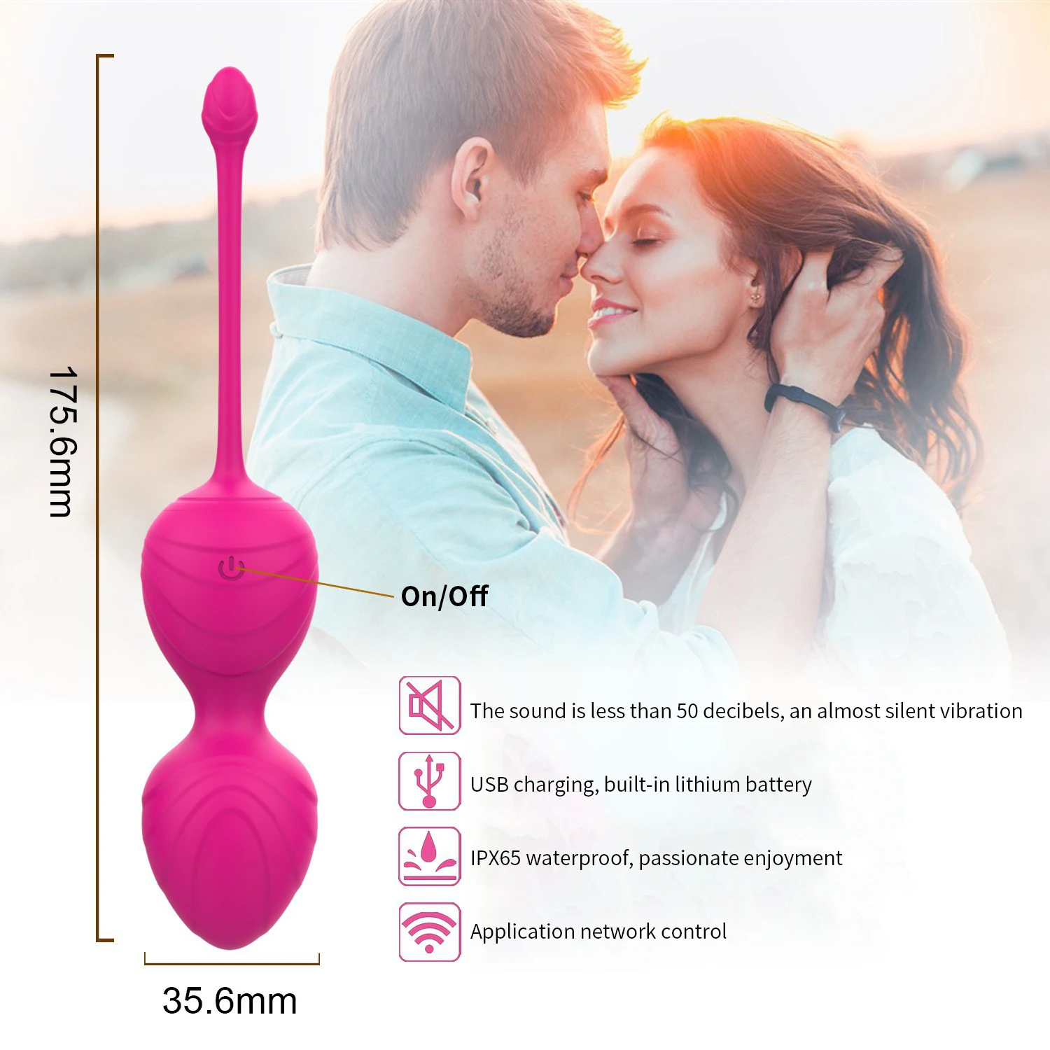 Magnetic Kegel Female Vaginal Shrink Yin Dumbbell Ball Private Parts Firming Online Hot Selling Adult Sex Products