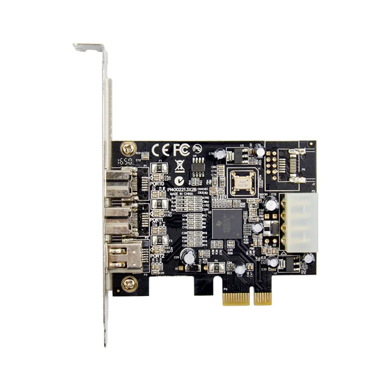 New Design Professional Ti XIO2213AZAY Chipset IEEE 1394 PCI Express Interface Riser Card