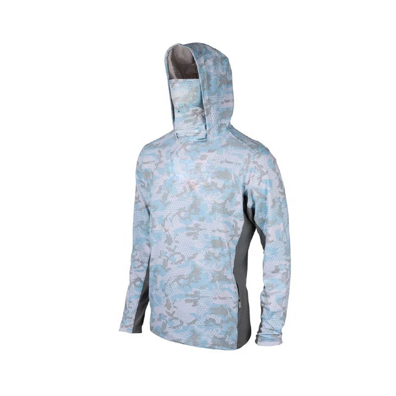 
Sublimation Printing Fishing Shirts For Men Uv Protection Quick Dry Performance Long Sleeve 