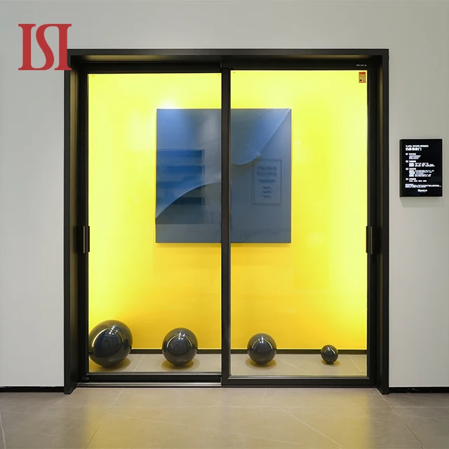 Modern Simple Environmental Aluminum Alloy Frame Glass Sliding Entrance Custom Door Best Seller Waterproof for Bathroom
