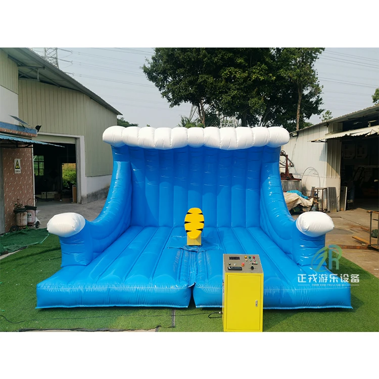 Commercial Inflatable mechanical surfboard rodeo bull surf machines For Amusement Park Surfing Simulator Inflatables