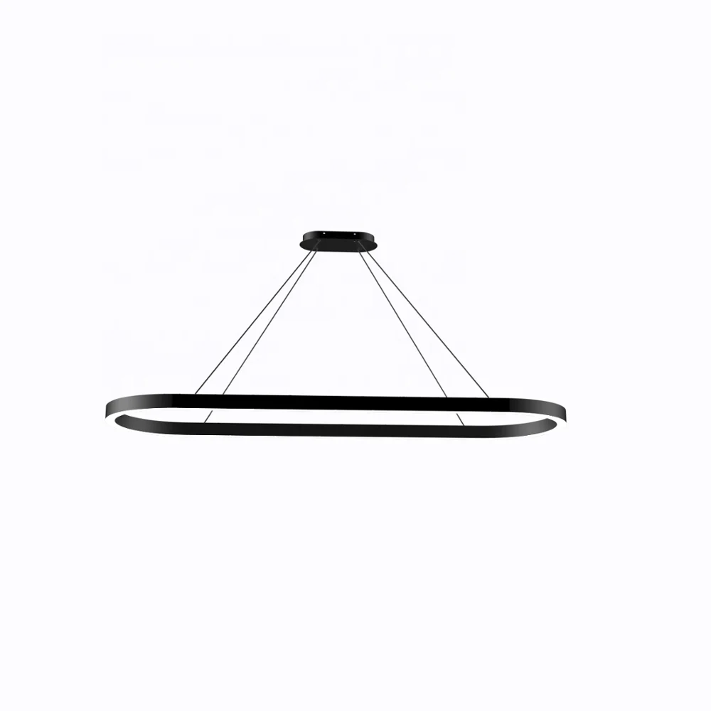 
HLINEAR LC8060-F-680/2000 Aluminium Profile with Customized Dimension Shape Circular Led Linear Pendant Light 
