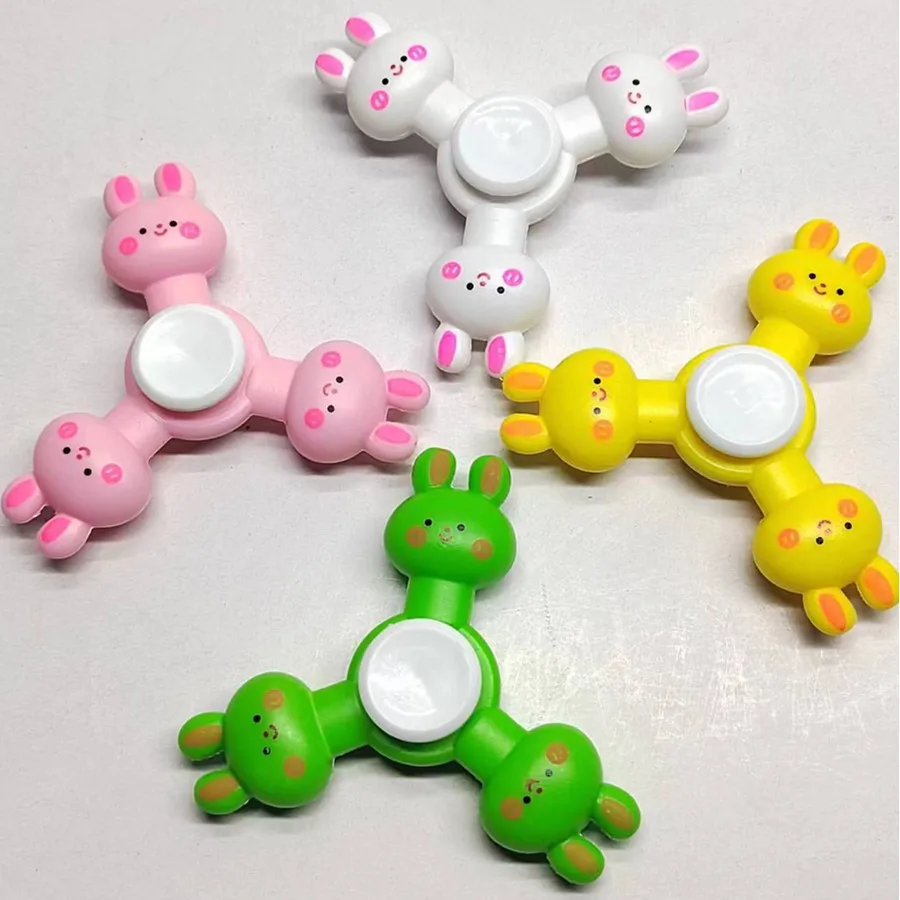 Fidget Spinner Decompression Gyroscope Rabbit Rotating Bearing Decompression Kindergarten Gift Gyroscope Toy Wholesale