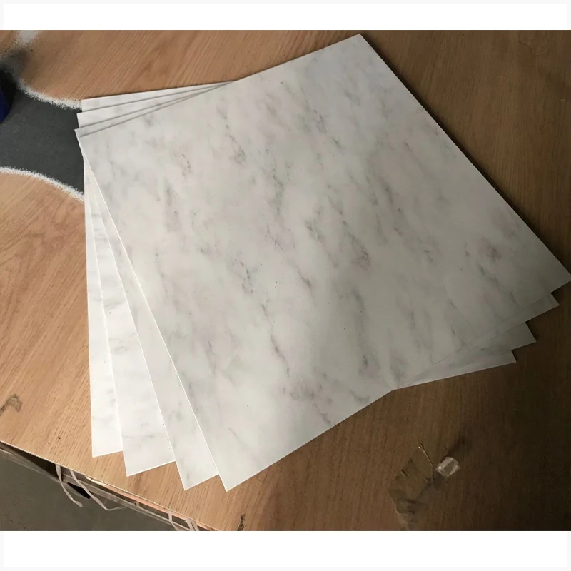 Wood grain birch wood design 305mmX610mm matte surface vinyl 5mm SPC click floor