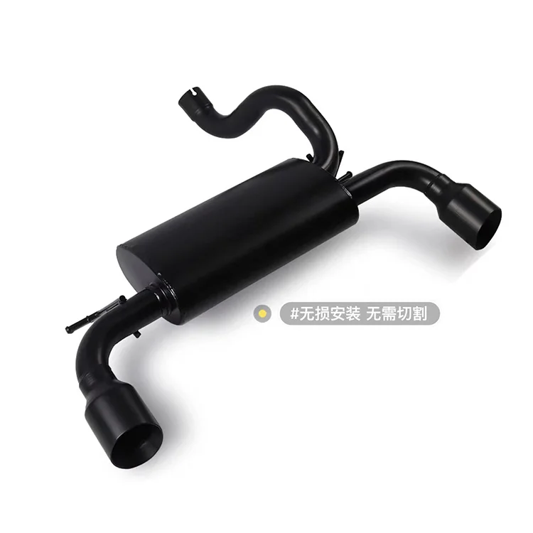 Factory Wholesale Stainless Steel Double Tail Pipe Car Exhaust Pipe Conversion Accessories