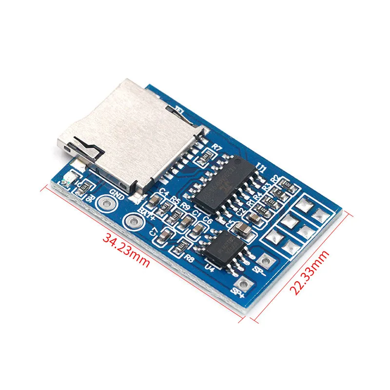 Wholesale - gpd2846a TF Card MP3 decoding board 2W amplifier module for Arduino