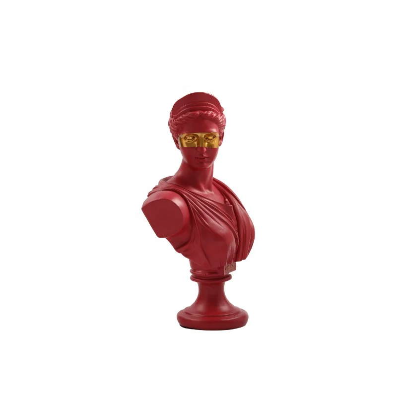 2023 European home decoration David Apollo male god Diana goddess resin crafts figure statue ornaments
