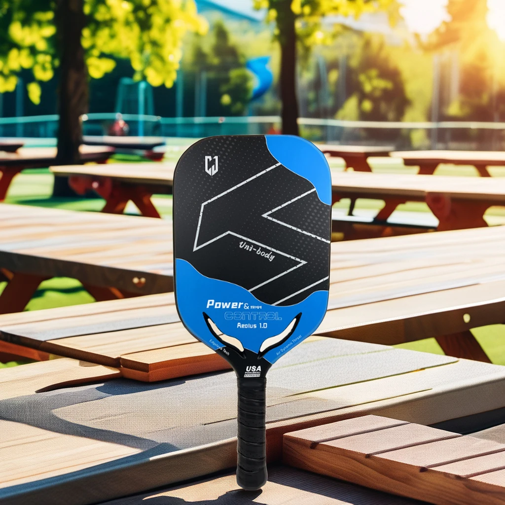 Customized Watermark Graphite T700 Carbon Fiber Edgeless Elongated Thermoforming Pickleball Paddle USAPA Approved