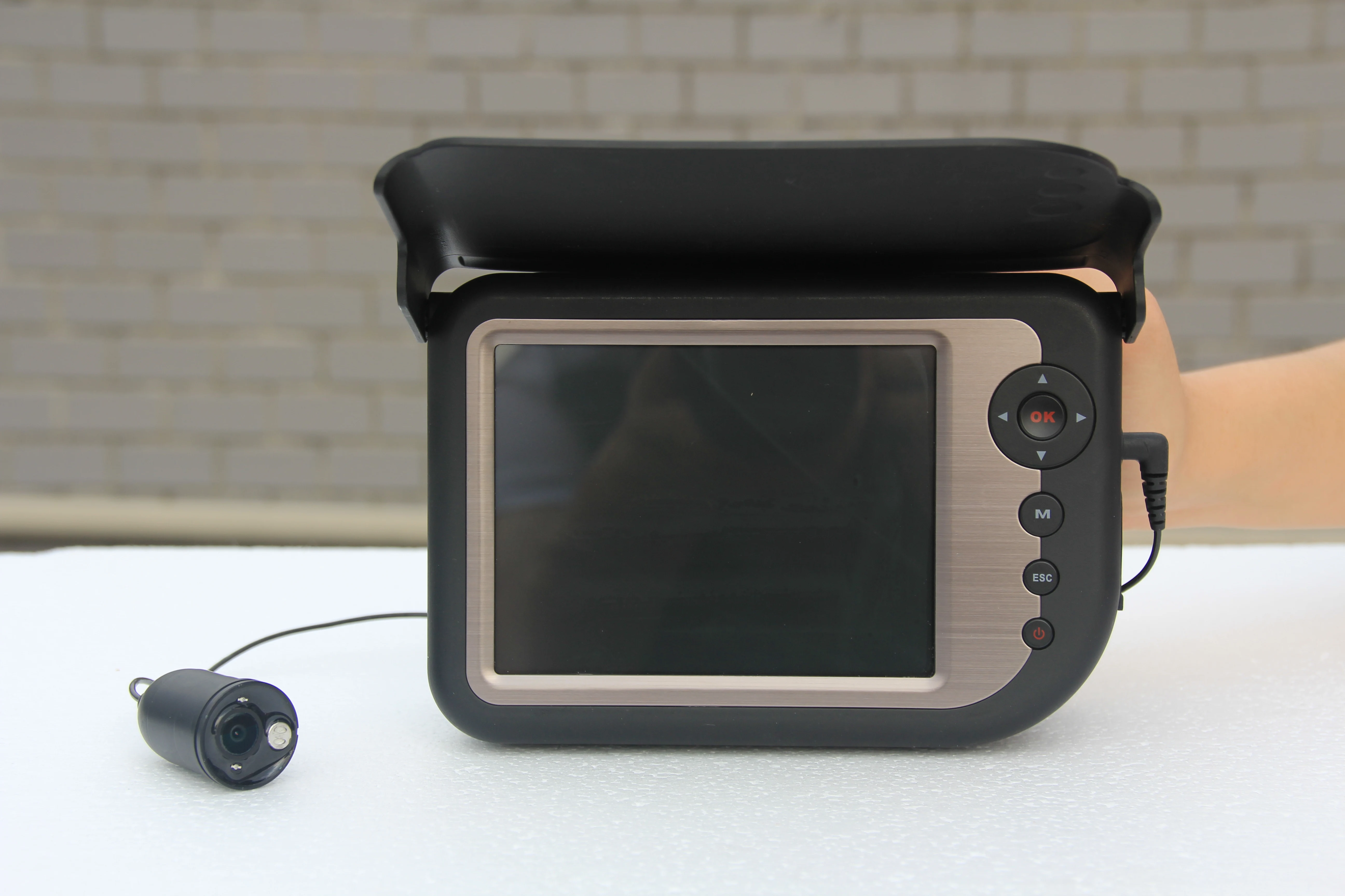 50M 5inch Visual LCD display advanced sonar detecting fish finder wireless