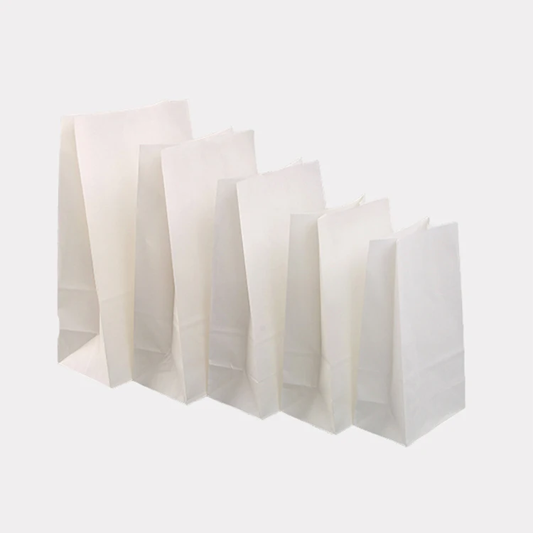 OEM food grade paper bag for packing bread fried chicken food bag with food grade greaseproof paper