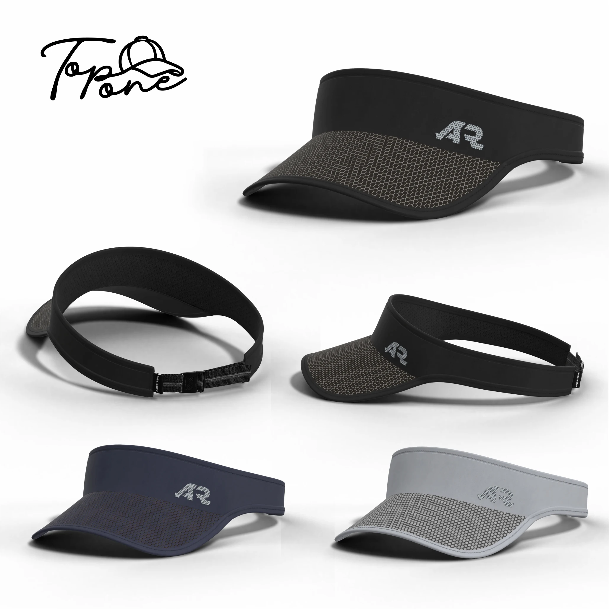 Unisex Adjustable Polyester Visor Custom Logo Factory Wholesale Top Empty Cap Outdoor Cycling Golf Tennis; Daily Party Scenes