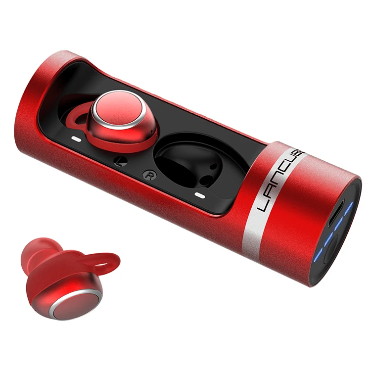 Wholesale Mini TWS Twins True Wireless Earphones Waterproof Sports Music Bass Earbuds Bluetooth 5.0 Stereo