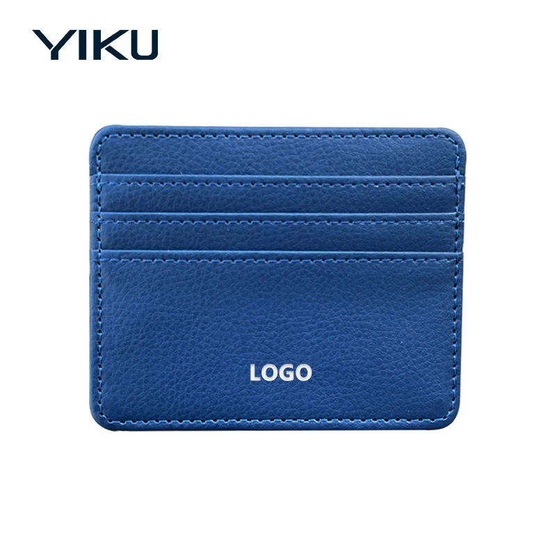 Minimalist GRS PU Slim Wallet Import Duty-Free Custom LOGO Ladies RFID Card Holder Leather Product