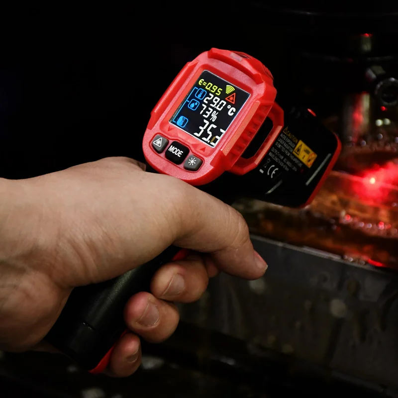 Custom Habotest HT650C Infrared Thermometer Ambient Humidity Temperature gun for industry CE & RoHS