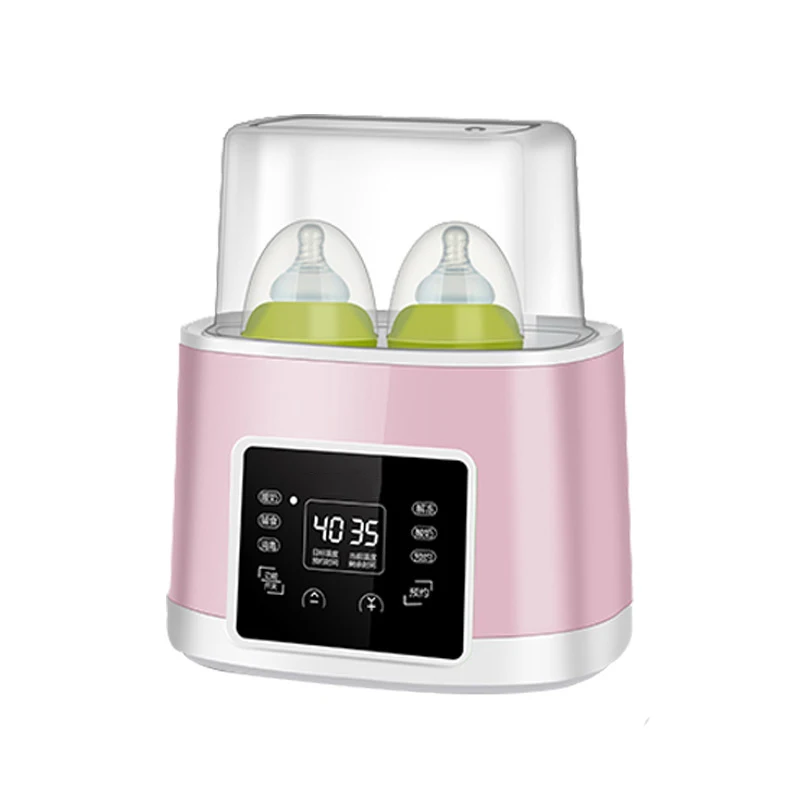 Baby Bottle Warmer and Sterilizer with Timer LCD Display Accurate Temperature Control for Breastmilk and Formula