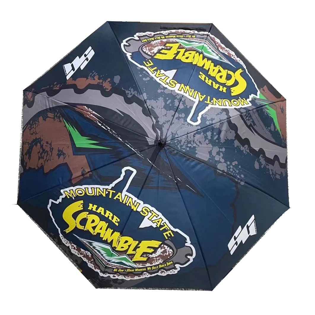 Custom Promotional Advertisement Gift Digital Full Printing Big Logo Straight Auto Open Golf Umbrella With Logo Prints