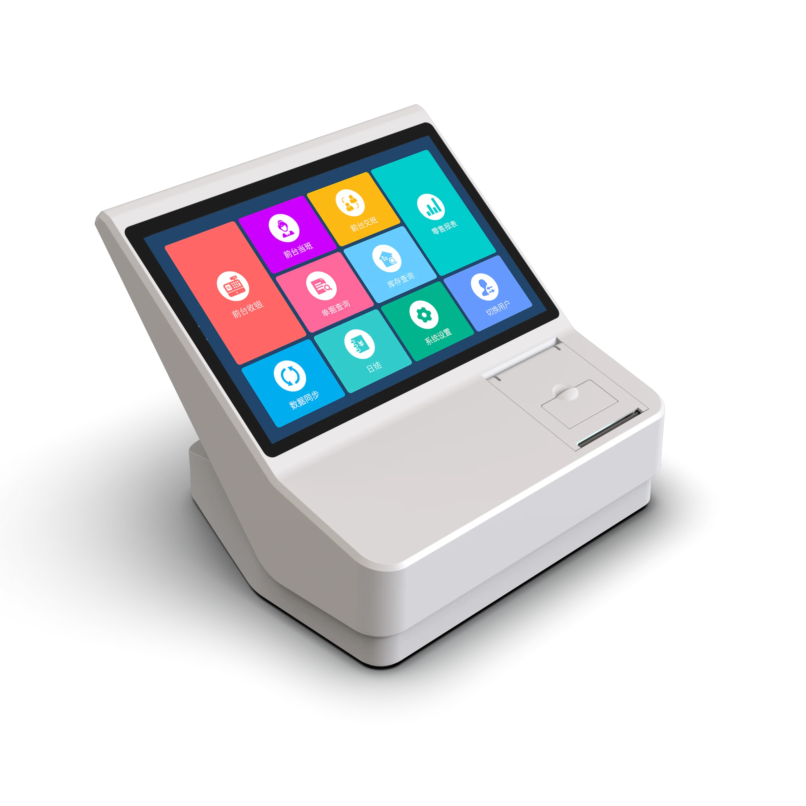 Маленький экран Android POS терминал HD13 высококачественный термочековый принтер