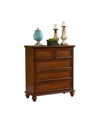 Vintage Style Antique Home Decor 5 Drawers clothes Storage Cabinet for Bedroom