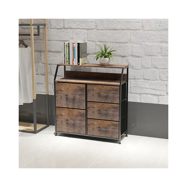 Лидер продаж, шкаф для хранения из ткани с 8 ящиками, комод, органайзер, прочная стальная рама, деревянный шкаф, башня для хранения