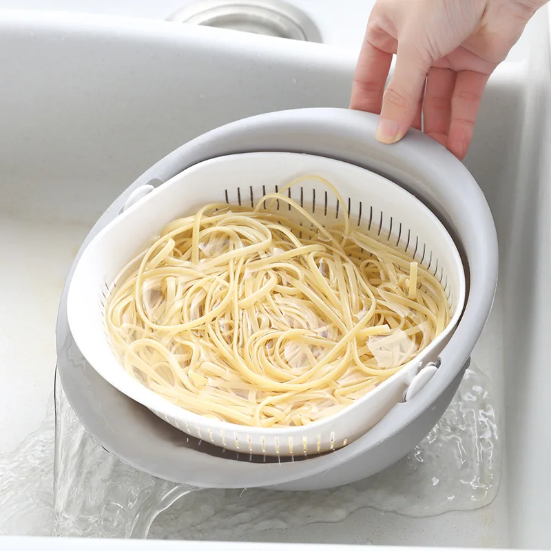 Kitchen Fruit Vegetable Plastic Drain and Storage