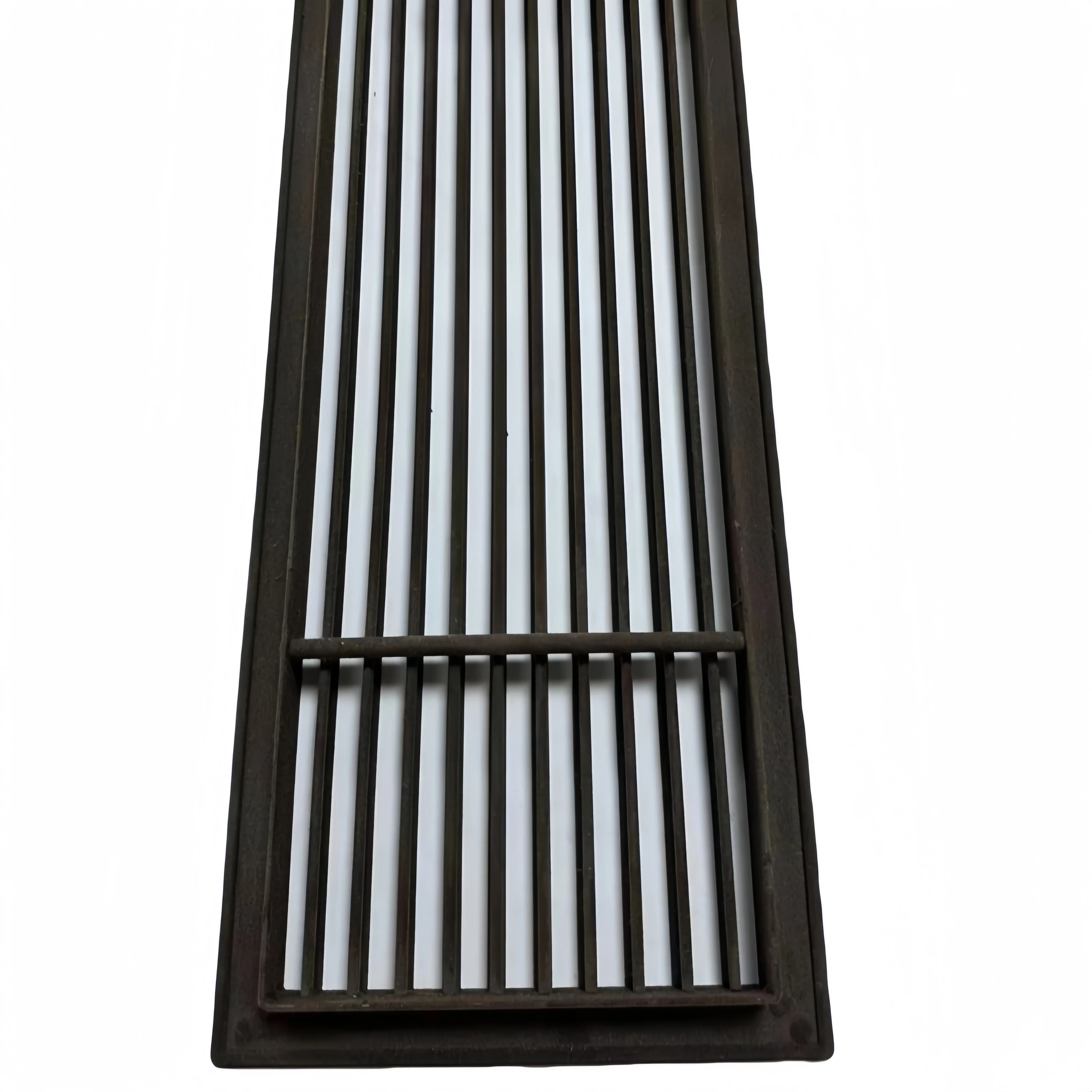 Aluminum alloy strip air vent with velvet to prevent condensation