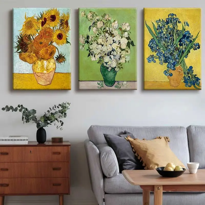 canvas print custom Wholesale colorful painting canvas wall art and canvas print painting frame for home decor portrait painting