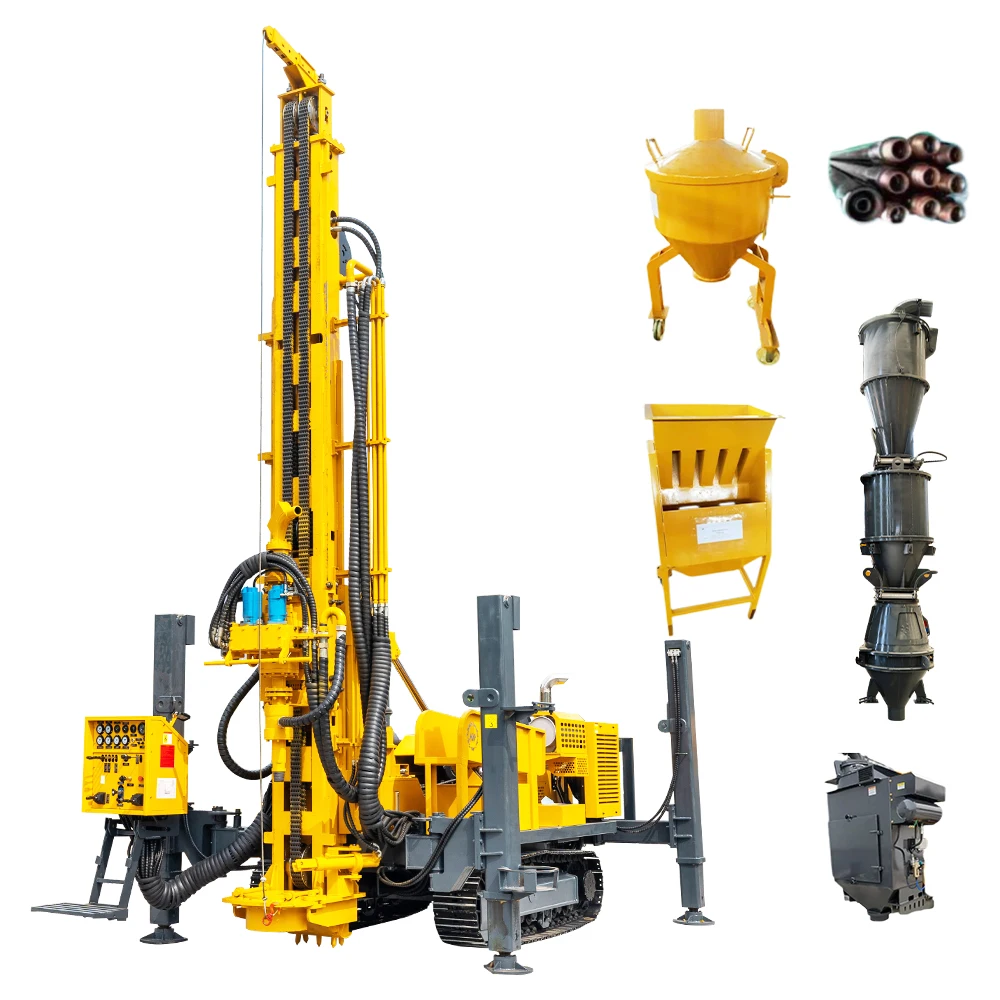 Reverse Circulation Drilling Rig RC Mining Air Lift Deep Hole Geotechnical Survey High Efficiency